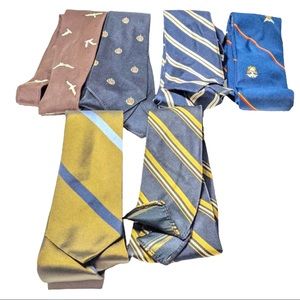 Lot of 6 Vintage Men's Ties